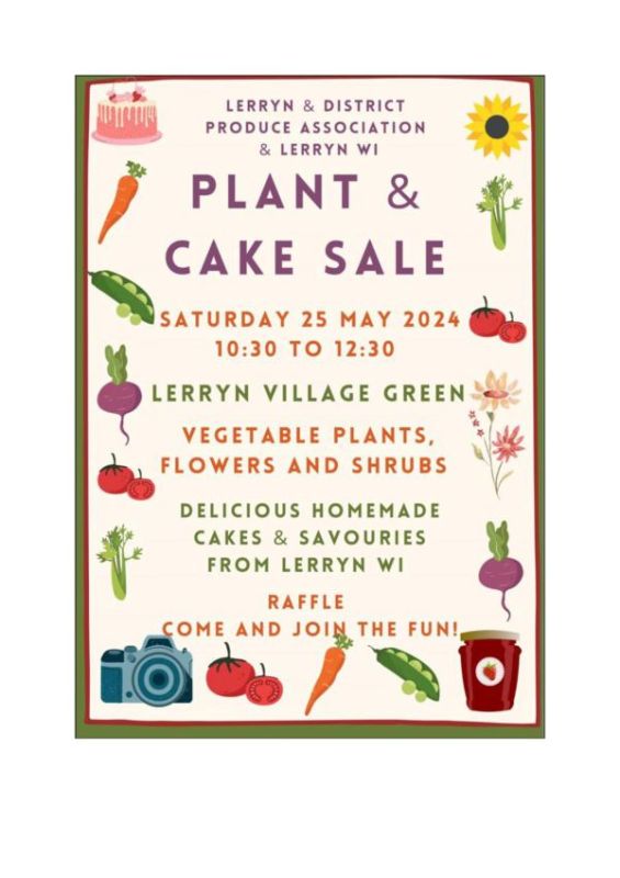 Plant and Cake Sale